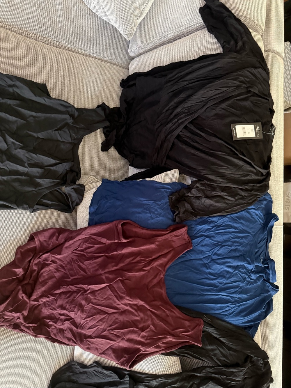 ASOS Black, Blue & Burgundy Women’s Bodysuit Bundle